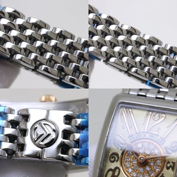 FRANCK MULLER 802 REL CD 1P CP STG Long Island Petite Pastille Stainless Stee... - Picture 8 of 10